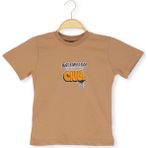 Erkek Çocuk T-Shirt Baskılı - Kahverengi - 6 Yaş