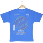 Erkek Çocuk T-Shirt Baskılı - Mavi - 14 Yaş