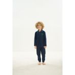 Erkek Çocuk Uzun Kol Polo Yaka Lacivert Pijama Takım C5T2N7O8 - 9 - 10 Yaş