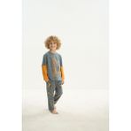 Erkek Çocuk Uzun Kol Yeşil Pijama Takım C4T2N7O8 - 7 - 8 Yaş