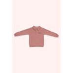 Erkek Çocuk Yakalı Gül Rengi Sweatshirt 4 Yaş (104 cm)