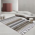 Erkek Çocuklar için Siyah Oyun Halısı 200x300 cm Kaymaz Halı Kir Dayanıklı İç Mekan Paspası, Yatak Odası, Oyun Odası, Yemek Odaları ve Masalar Altları için Mükemmel