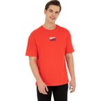 Erkek Comfort Fit Bisiklet Yaka Tişört - Kırmızı