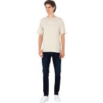 Erkek Comfort Fit Bisiklet Yaka Tişört - Taş - 2XL