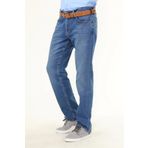 ERKEK DAR PAÇA TAŞLANMIŞ JEAN MAVİ KOT PANTOLON