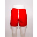 Erkek Deniz Şortu Kısa Boardshort Fileli Kırmızı Meridyendukkan Trıbord