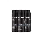 Erkek Deodorant & Bodyspray Black 48 Saat Etkileyici Koku Vucut Spreyi 150 Ml X3 Adet