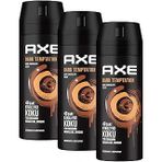 Erkek Deodorant Sprey Dark Temptation 150 Ml (3 Paketi)
