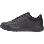Erkek Deri Bağlamalı Rahat Taban Düz Model Siyah Sneaker FM0FM05713-BDS