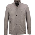 Erkek Dik Yaka Çift Cepli Astarlı Mevsimlik Mont - A00002 (GRİ, 3XL)