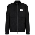 Erkek Dik Yaka Regular Fit Fermuar Kapamalı Uzun Kollu Siyah Eşofman Üstü 7M000674 AF16718-UC001