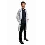 Erkek Doktor Klasik Yaka Vizit Önlüğü Alpaka Kumaş