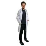 Erkek Doktor Klasik Yaka Vizit Önlüğü Xxlarge- 54 - 56--Beden