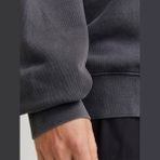 Erkek Düz Renk Bisiklet Yaka Sweatshirt - Charge - 01-Gri