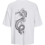 Erkek Ejderha Baskili Tisört - Dragon - 001 - Beyaz - M