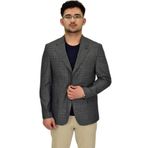 Erkek Ekose Tek Spor Ceket 4 Drop BGL-ST04477 K.GRİ 50