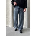 Erkek Ekstra Baggy Jean Pantolon - Açık Mavi