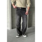 Erkek Ekstra Baggy Jean Pantolon - Gri