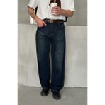 Erkek Ekstra Baggy Jean Pantolon - Koyu Mavi