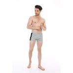 Erkek Elastanlı Biyeli Gri Boxer 850