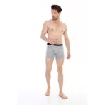 Erkek Elastanlı Gri Boxer 889