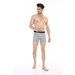 Erkek Elastanlı Gri Boxer 889