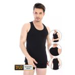 Erkek Elastanlı Siyah Atlet 0917 3'lü Ekonomik Paket