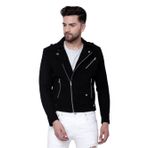 Erkek Elmas Kapitone Motosiklet Ceketi - Kuzu Derisi Motorcu Pedli Kış Dış Giyim - Moda Eskitme Motorcu Çoklu Tasarım ve Gölge Günlük Kıyafet - Hakiki Deri Ceket, doğal siyah, S