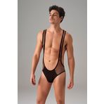 ERKEK FİLE KUMAŞ ASKILI JOCKSTRAP BODY 3053