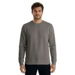 Erkek Focus Esnek Kumaş Yumuşak Dokulu Günlük Sweatshirt Açık Kahverengi 3XL