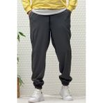 Erkek Full Likralı Paraşüt Kumaş Lastikli Jogger Pantolon - Antrasit