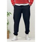 Erkek Full Likralı Paraşüt Kumaş Lastikli Jogger Pantolon - Siyah