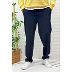 Erkek Full Likralı Rahat Kesim Baggy Jogger Pantolon - Lacivert - XL