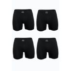 Erkek Füme 4 lü Premium Collection Modal Uzun Boxer 4M250