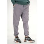 Erkek Füme Jogger Pantolon Rahat Kesim Pamuklu Lastikli Paça İpli