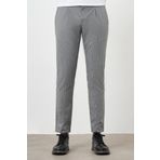 Erkek Füme Poliviskon Trend Pileli Slim Fit Spor Pantolon
