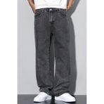 Erkek Füme Rahat Kesim Baggy Pantolon - 32