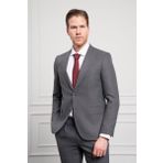 Erkek Füme Trend Slim Fit Dar Kesim Sivri Yaka Takım Elbise