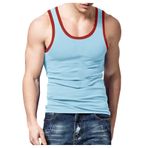 Erkek giyim, slim casual spor erkek yazlık spor tişörtü, erkek spor üst giyim, koşu atleti, kompresyon tişörtleri, spor iç çamaşırları için, erkek tişörtü, Axel tişört, Açık mavi, M