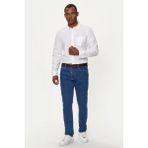 Erkek Gj Ls Pocket Slim Fit Gömlek - Beyaz - XL