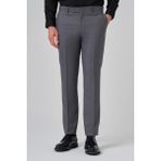 Erkek Gri Klasik Slim Fit Dar Kesim Pantolon