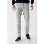Erkek Gri Mevsimlik Pamuk 5 Cep Slim Fit Jean Pantolon