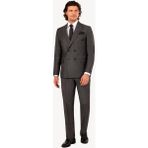 Erkek Gri Regular Fit Kruvaze Takım Elbise - 58 / 6