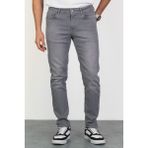 Erkek Gri Regular Jeans Likralı Esnek Kot Pantolon HLTHE001983 - 38 / 32