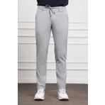 Erkek Gri Slim Fit Dar Kesim İpli Jogger Pantolon