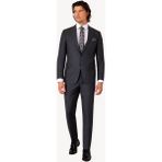 Erkek Gri Slim Fit Sivri Yaka Takım Elbise - 44 / 6
