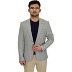 Erkek Gri Tek Spor Ceket Çift Yırtmaçlı BGL-ST04465 - 58