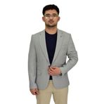 Erkek Gri Tek Spor Ceket Çift Yırtmaçlı BGL-ST04465 GRİ 50