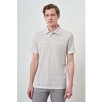 Erkek Gri Trend Dinamik Fit Polo Yaka T-Shirt