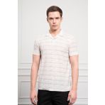 Erkek Gri Trend Dynamic Fit Rahat Kesim Polo Yaka T-Shirt